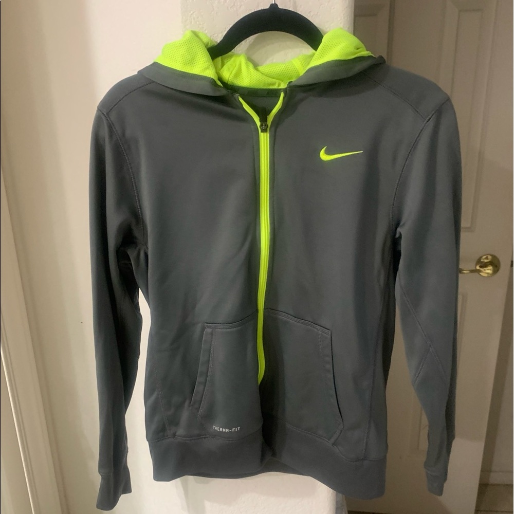 COPY - Nike thermafit charcoal gray hoodie